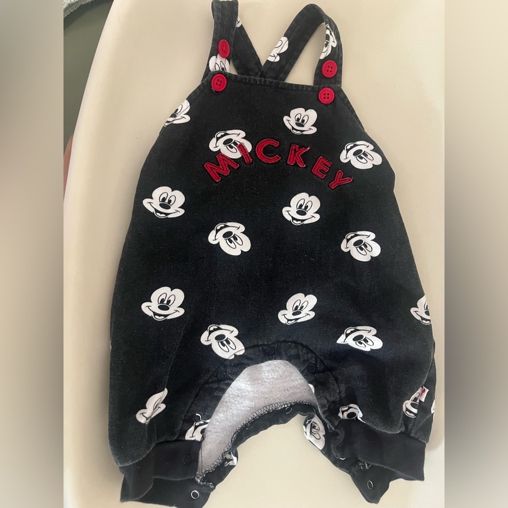 Mickey Mouse Black Romper